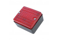 Rear fog lamp 7x8cm 12V