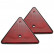 Carpoint Triangle reflector Red 2 pieces