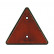 Carpoint Triangle reflector Red