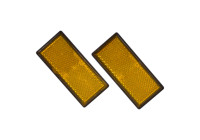 Reflector 86x40mm Orange 2pcs.