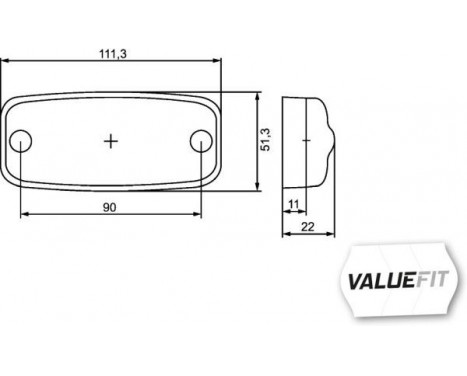 Side Marker Light *** HELLA VALUEFIT ***, Image 2