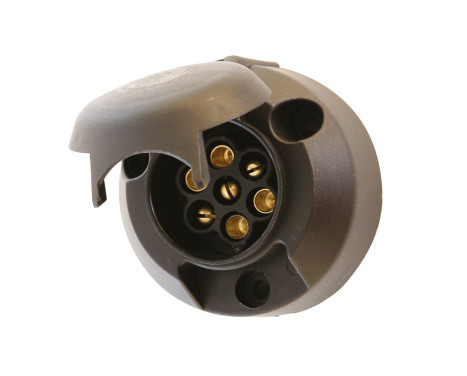 Socket 7-pole plastic with fog light switch, Image 2