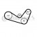 Drivremssats 6PK1050K2 Contitech, miniatyr 6