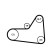 Drivremssats 6PK1070K1 Contitech, miniatyr 6