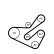 Drivremssats 6PK1740K1 Contitech, miniatyr 2