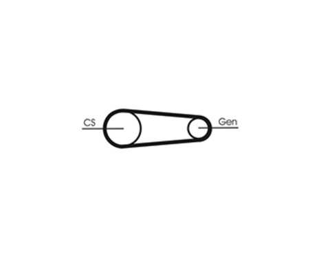 Drivremssats 6PK831 ELAST T1 Contitech