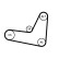 Poly kilremssats 6PK1130K3 Contitech, miniatyr 3