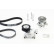 Vattenpump + Multi kilremssats 6PK1306WP2 Contitech, miniatyr 2