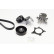 Vattenpump + Multi kilremssats 6PK2140WP1 Contitech, miniatyr 2
