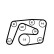 Vattenpump + Multi kilremssats 6PK2260WP3 Contitech, miniatyr 2