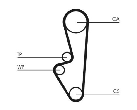 Kamrem CT798 Contitech, bild 3