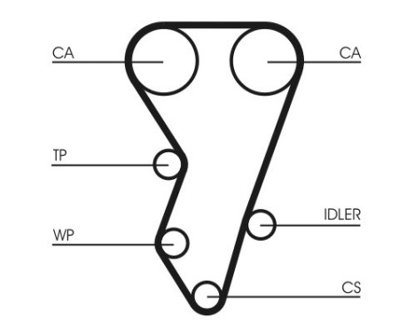 Kamrem CT864 Contitech, bild 3
