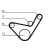 Kamremsats CT1107K1 Contitech, miniatyr 4