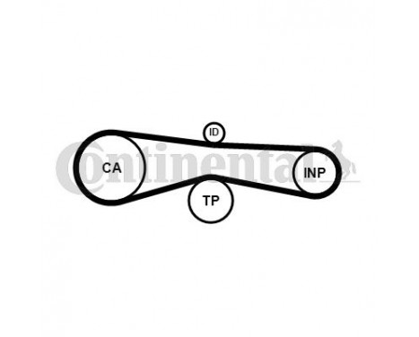 Kamremsats CT1131K1 Contitech, bild 3