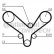 Kamremsats CT726K2 Contitech, miniatyr 2