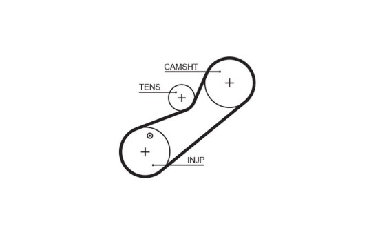 Kamremsats PowerGrip® K015465XS Gates, bild 4