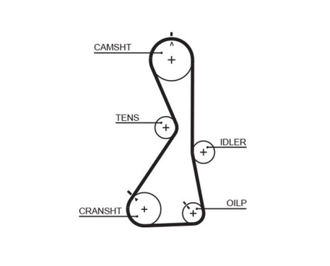 Kamremsats PowerGrip® K015481XS Gates, bild 4
