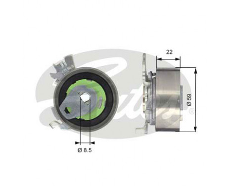 Kamremsats PowerGrip® K015499XS Gates, bild 2