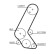 Kamremsats PowerGrip® K015595XS Gates, miniatyr 5