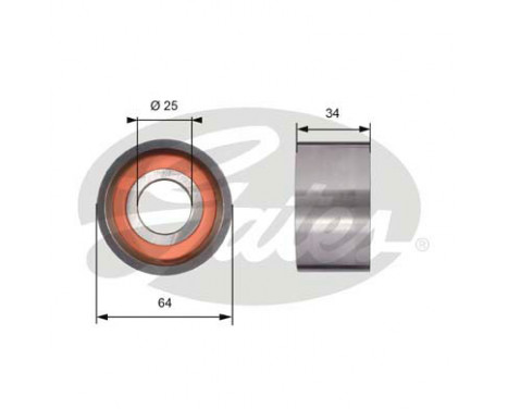 Kamremsats PowerGrip® K025039 Gates, bild 2