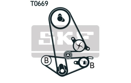 Kamremsats VKMA 93600 SKF, bild 2