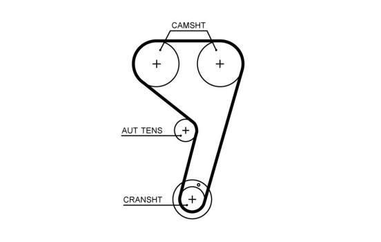 Kamremssats K03T359HOB Gates