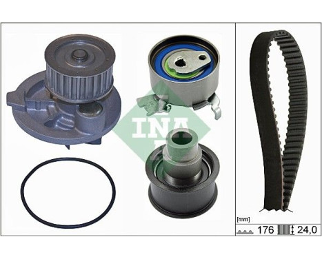 Vattenpump + kamremsats 530007930 Ina