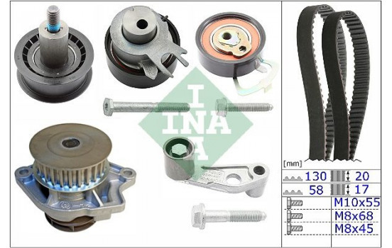 Vattenpump + kamremsats 530008931 Ina