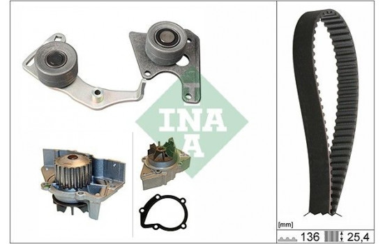 Vattenpump + kamremsats 530009631 Ina