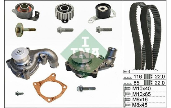 Vattenpump + kamremsats 530010431 Ina
