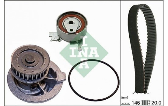 Vattenpump + Kamremsats 530014730 Ina
