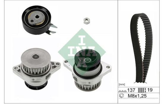 Vattenpump + kamremsats 530016730 Ina