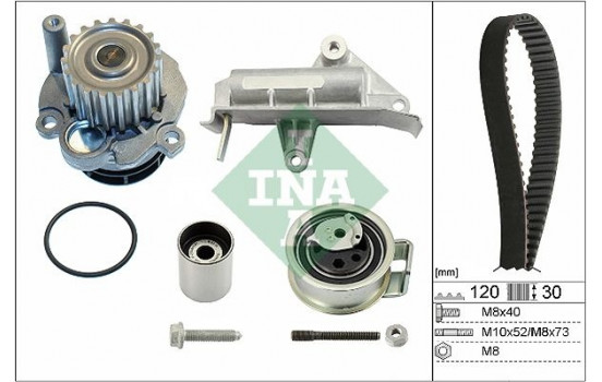 Vattenpump + kamremsats 530017730 Ina