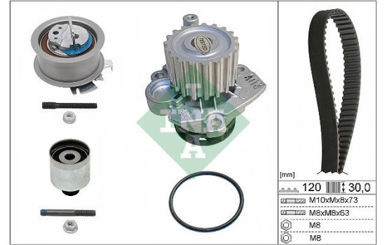 Vattenpump + kamremsats 530020133 Ina