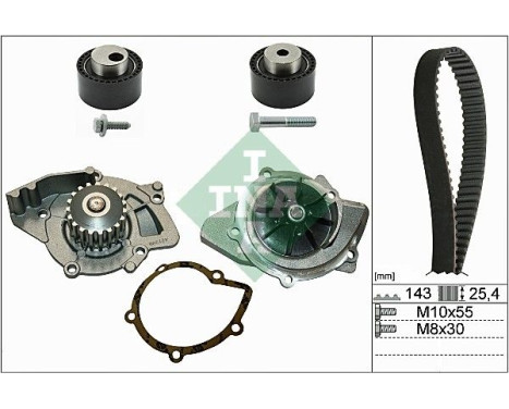 Vattenpump + kamremsats 530036830 Ina