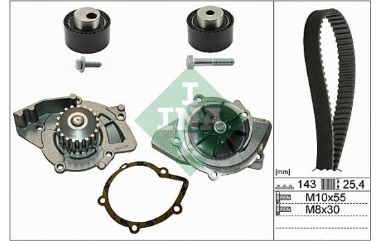 Vattenpump + kamremsats 530036830 Ina