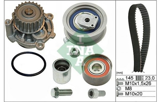Vattenpump + Kamremsats 530037430 Ina