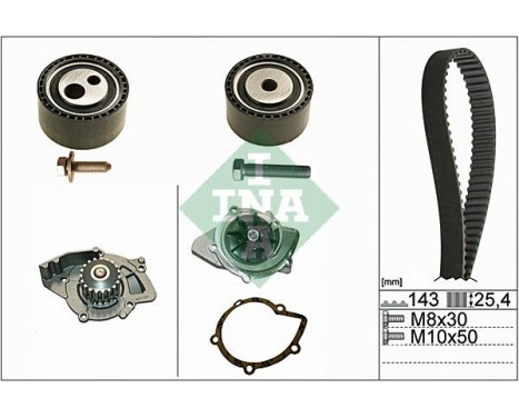 Vattenpump + Kamremsats 530044730 Ina