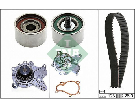 Vattenpump + Kamremsats 530050230 Ina