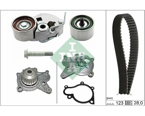 Vattenpump + Kamremsats 530054230 Ina