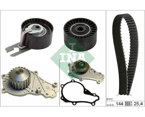 Vattenpump + kamremsats 530061530 Ina