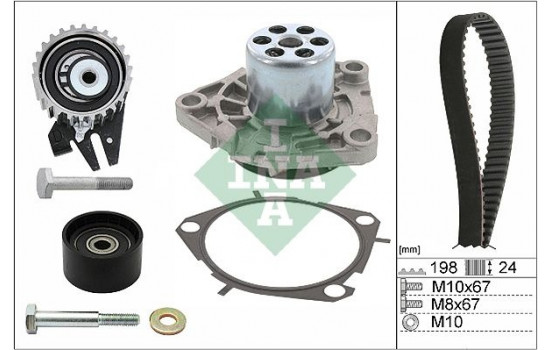 Vattenpump + Kamremsats 530062630 Ina