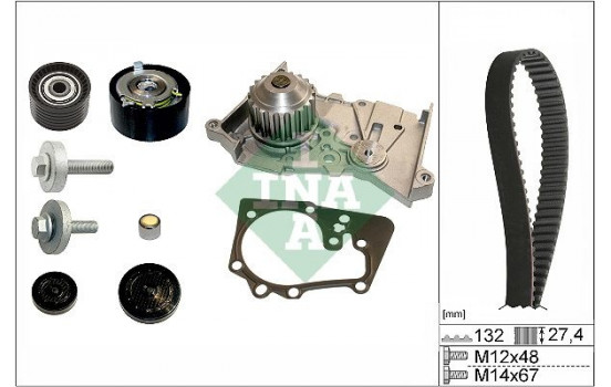 Vattenpump + kamremsats 530063930 Ina