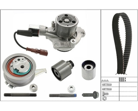 Vattenpump + Kamremsats 530065030 Ina