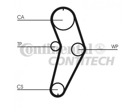 Vattenpump + kamremsats CT709WP2 Contitech, bild 2