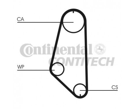 Vattenpump + kamremsats CT720WP1 Contitech, bild 2