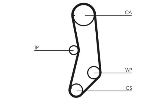 Vattenpump + kamremsats CT997WP1 Contitech, bild 7