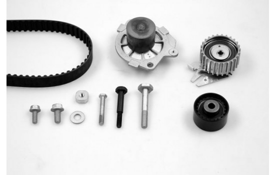 Vattenpump + Kamremsats PK10555 Hepu