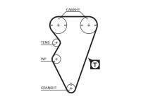 Vattenpump + kamremsats PowerGrip® KP15238XS Gates
