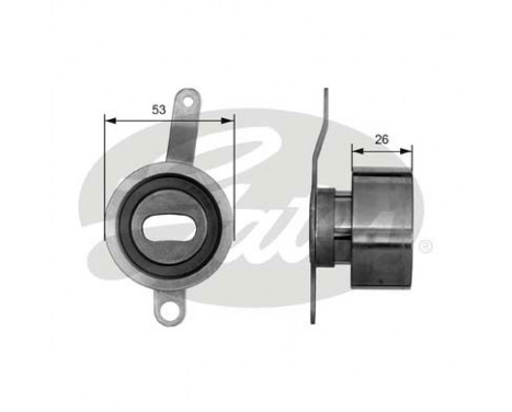 Vattenpump + kamremsats PowerGrip® KP15410XS-1 Gates, bild 2